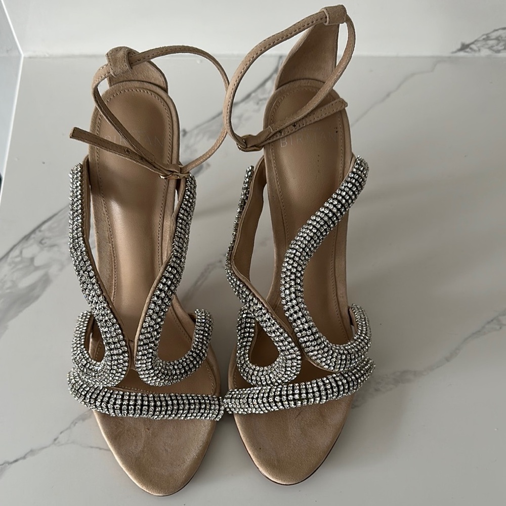 Alexandre Birman Designer Elegant Rhinestone Embe… - image 6